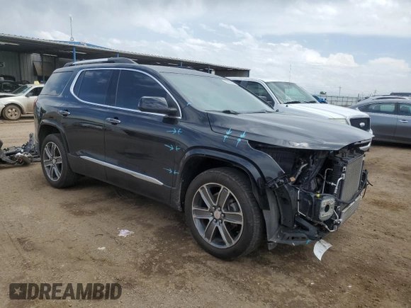 2018 GMC Acadia Denali with VIN 1GKKNXLSXJZ198250, listed as a Copart auction lot 59958345 with 59,811 mi miles and Salvage title. Bid and sale history available at DreamBid. Image 4.