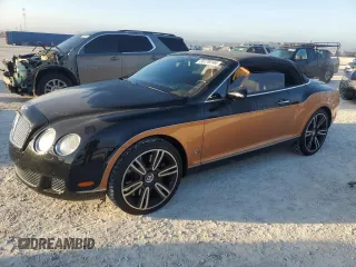 2010 Bentley Continental GT with VIN SCBDR3ZA2AC065164, listed as a Copart auction lot 83776144 with 80,416 mi miles and Salvage Title. Bid and sale history available at DreamBid. Image 1.