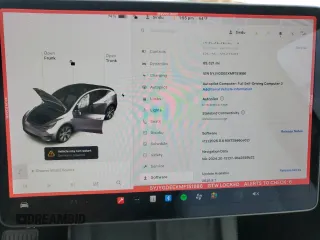 2021 Tesla Model Y Long Range with VIN 5YJYGDEEXMF151686, listed as a Copart auction lot 53903115 with 65,321 mi miles and Salvage Title. Bid and sale history available at DreamBid. Image 9.