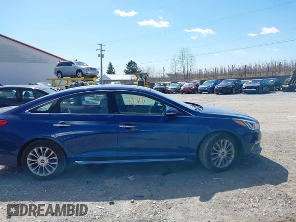 2015 Hyundai Sonata Limited with VIN 5NPE34AF3FH097293, listed as a IAAI auction lot 41811245 with 114,744 mi miles and . Bid and sale history available at carsss.com. Image 13.