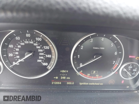 2011 BMW 5 Series 528i with VIN WBAFR1C58BC750449, listed as a IAAI auction lot 42083667 with 212,094 mi miles and . Bid and sale history available at carsss.com. Image 7.