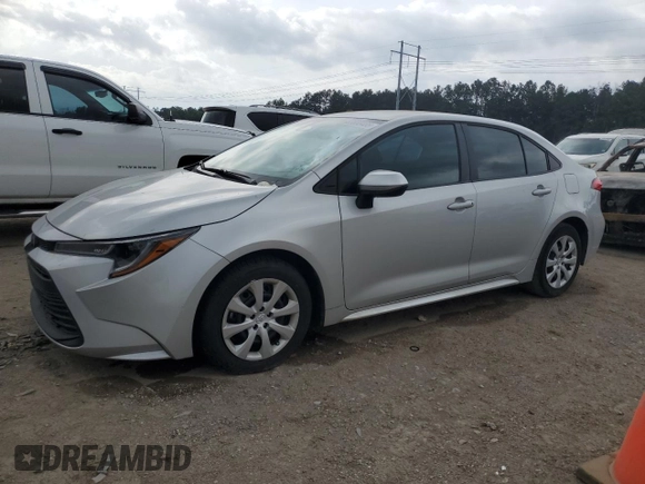 2023 Toyota Corolla LE z VIN 5YFB4MDE1PP058192, wystawiony jako Copart lot #53800485 z przebiegiem 8 187 mil mil oraz Szkoda całkowita • Salvage title. Historia ofert i sprzedaży dostępna na DreamBid. Obrazek 1.