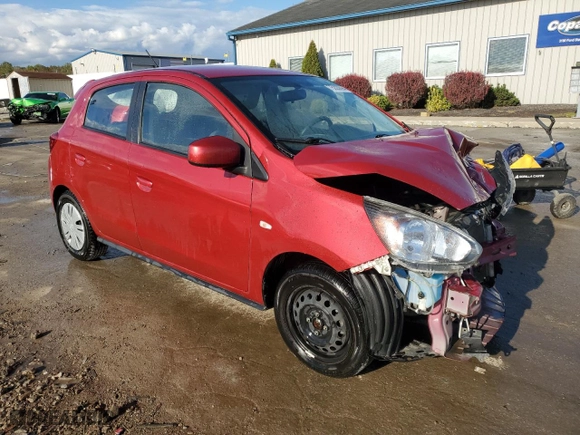 2020 Mitsubishi Mirage ES with VIN ML32A3HJ1LH009559, listed as a Copart auction lot 75920694 with 64,575 mi miles and Non Repairable. Bid and sale history available at carsss.com. Image 4.