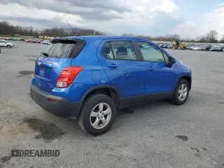 2016 Chevrolet Trax LS with VIN KL7CJNSB4GB570780, listed as a Copart auction lot 52558245 with 181,791 mi miles and Salvage Title. Bid and sale history available at carsss.com. Image 3.
