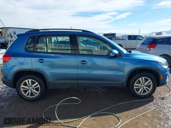 2017 Volkswagen Tiguan S with VIN WVGBV7AX4HK029852, listed as a IAAI auction lot 41654651 with 37,759 mi miles and . Bid and sale history available at DreamBid. Image 14.