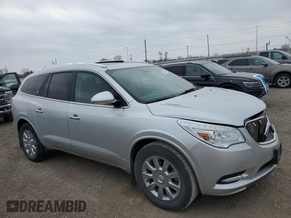 2015 Buick Enclave Leather with VIN 5GAKVBKD4FJ365873, listed as a Copart auction lot 53386365 with 185,006 mi miles and Salvage Title. Bid and sale history available at carsss.com. Image 4.