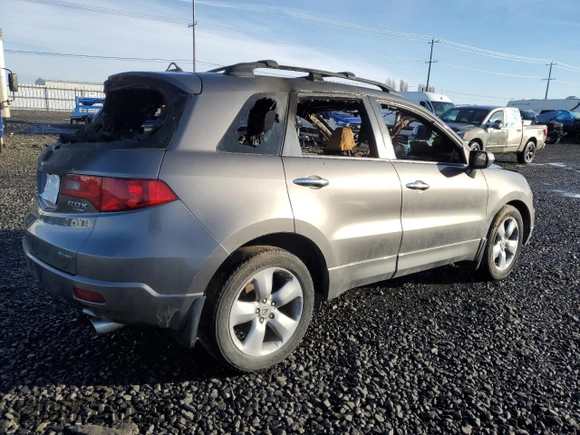 2007 Acura RDX Technology with VIN 5J8TB18577A013864, listed as a Copart auction lot 47031915 with Not Provided miles and Salvage Title. Bid and sale history available at DreamBid. Image 3.