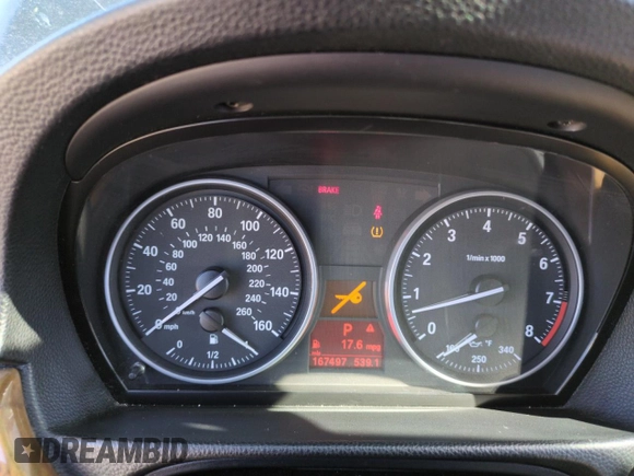 2008 BMW 3 Series 335xi with VIN WBAVD53538A009258, listed as a Copart auction lot 46369055 with 167,497 mi miles and Salvage Title. Bid and sale history available at carsss.com. Image 9.