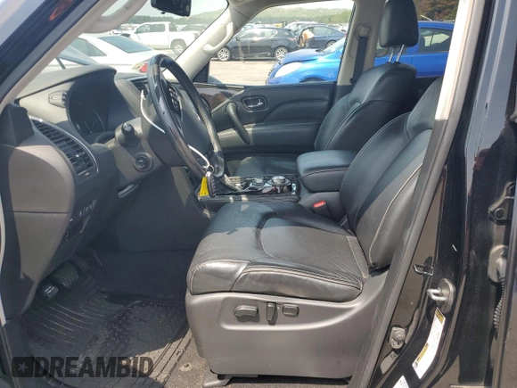 2020 Infiniti QX80 LUXE with VIN JN8AZ2NE5L9253877, listed as a Copart auction lot 65412734 with 53,987 mi miles and Salvage Title. Bid and sale history available at carsss.com. Image 7.