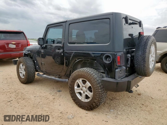 2016 Jeep Wrangler Black Bear with VIN 1C4AJWAG6GL332985, listed as a Copart auction lot 55244945 with 76,661 mi miles and Salvage title. Bid and sale history available at DreamBid. Image 2.