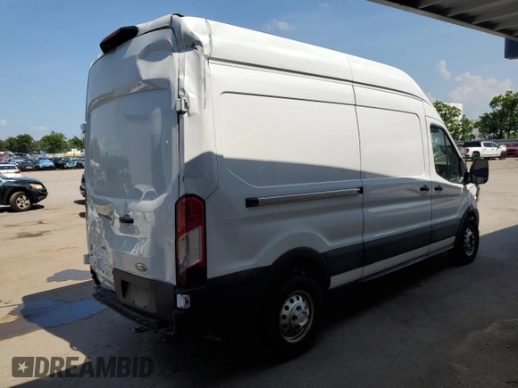 2022 Ford Transit Cargo with VIN 1FTBR2X85NKA81028, listed as a Copart auction lot 62131335 with Not provided miles and Non repairable. Bid and sale history available at DreamBid. Image 3.