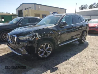 2023 BMW X3 sDrive30i with VIN 5UX43DP08P9S09531, listed as a Copart auction lot 52207305 with 32,177 mi miles and Clean Title. Bid and sale history available at DreamBid. Image 1.