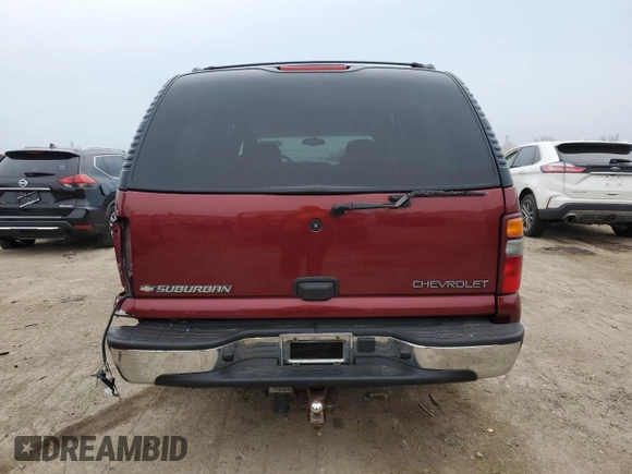 2002 Chevrolet Suburban LT with VIN 1GNFK16Z22J292657, listed as a Copart auction lot 85490564 with 213,641 mi miles and Salvage Title. Bid and sale history available at carsss.com. Image 6.