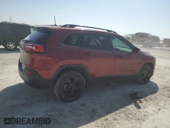 2017 Jeep Cherokee Sport with VIN 1C4PJLAB6HW669413, listed as a Copart auction lot 49135175 with 92,534 mi miles and Salvage Title. Bid and sale history available at carsss.com. Image 3.