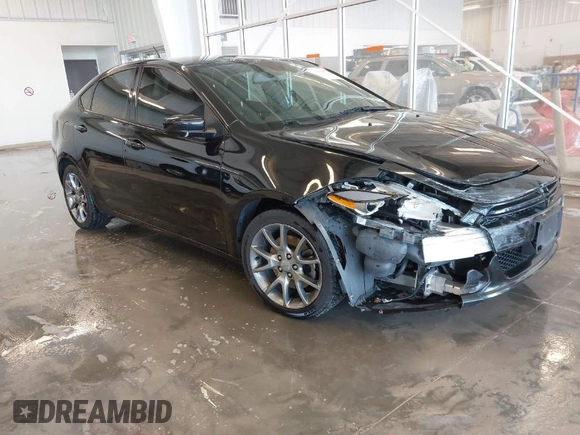 2015 Dodge Dart SXT with VIN 1C3CDFBB5FD205354, listed as a IAAI auction lot 41646932 with 84,322 mi miles. Bid and sale history available at carsss.com. Image 1.