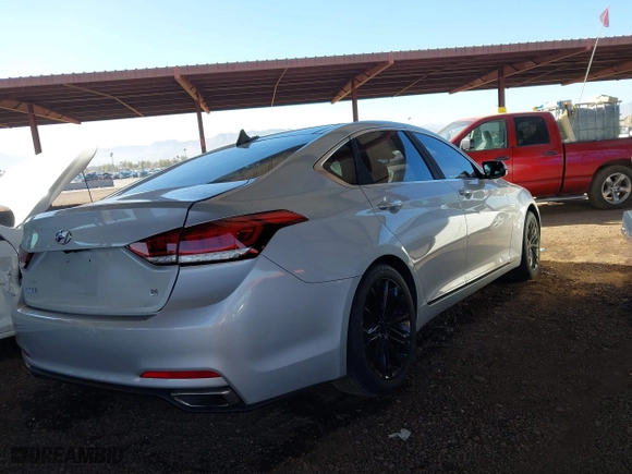 2016 Hyundai Genesis 3.8L with VIN KMHGN4JE6GU138304, listed as a IAAI auction lot 41667271 with 63,237 mi miles. Bid and sale history available at carsss.com. Image 4.