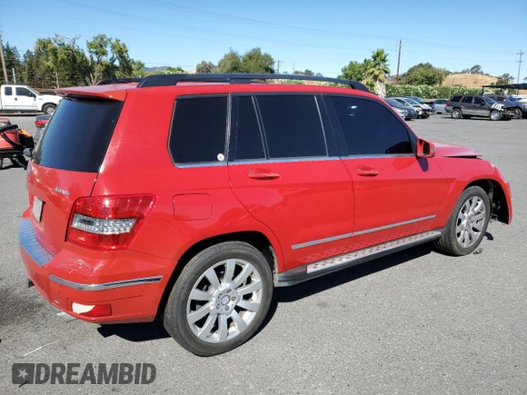 2010 Mercedes-Benz GLK 350 with VIN WDCGG8HB4AF493317, listed as a Copart auction lot 68053004 with 172,435 mi miles and Salvage Title. Bid and sale history available at DreamBid. Image 3.