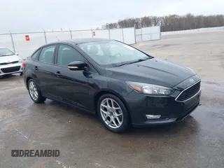 2015 Ford Focus SE with VIN 1FADP3F28FL229711, listed as a IAAI auction lot 41960385 with 145,534 mi miles. Bid and sale history available at carsss.com. Image 1.