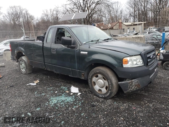 2005 Ford F-150 XL z VIN 1FTVF12575NB23159, wystawiony jako Copart lot #84847554 z przebiegiem Nie podano mil oraz Szkoda całkowita • Salvage title. Historia ofert i sprzedaży dostępna na DreamBid. Obrazek 4.
