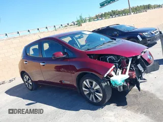 2017 Nissan LEAF SV with VIN 1N4BZ0CP4HC304066, listed as a IAAI auction lot 41624353 with 76,502 mi miles and . Bid and sale history available at DreamBid. Image 1.