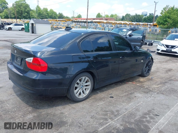 2006 BMW 3 Series 325i with VIN WBAVB13596KX65960, listed as a IAAI auction lot 42460430 with 331,860 mi miles and . Bid and sale history available at DreamBid. Image 4.