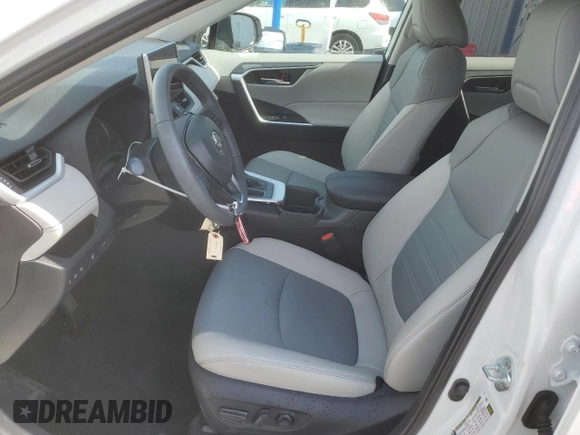 2024 Toyota RAV4 XLE Premium with VIN 2T3C1RFV9RW341472, listed as a Copart auction lot 55217545 with 7,314 mi miles and Salvage title. Bid and sale history available at DreamBid. Image 7.