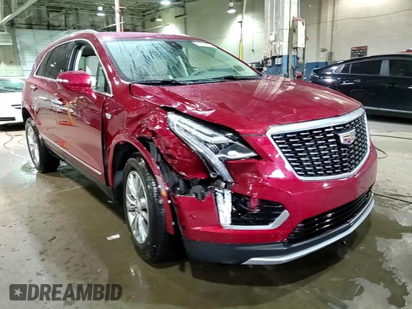 2023 Cadillac XT5 AWD Premium Luxury with VIN 1GYKNDRS6PZ137806, listed as a Copart auction lot 49639235 with 14,502 mi miles and Salvage Title. Bid and sale history available at DreamBid. Image 14.