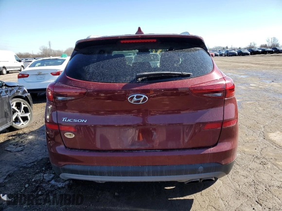 2019 Hyundai Tucson Sport with VIN KM8J33AL4KU888264, listed as a Copart auction lot 46300995 with 60,418 mi miles and Clean Title. Bid and sale history available at carsss.com. Image 6.