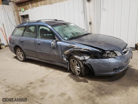 2005 Subaru Legacy Wagon (Natl) with VIN 4S3BP616657324823, listed as a Copart auction lot 86348784 with 0 mi miles and Salvage Title. Bid and sale history available at carsss.com. Image 4.