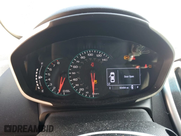 2020 Chevrolet Sonic LT with VIN 1G1JD6SB3L4102425, listed as a Copart auction lot 48564595 with 95,494 mi miles and Salvage title. Bid and sale history available at DreamBid. Image 9.