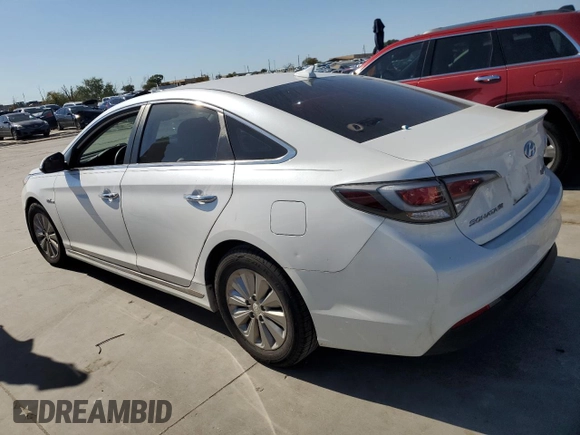 2017 Hyundai Sonata Hybrid SE with VIN KMHE24L10HA059434, listed as a Copart auction lot 75712373 with 103,440 mi miles. Bid and sale history available at carsss.com. Image 2.