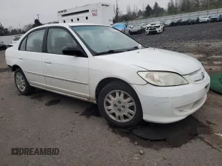 2004 Honda Civic LX with VIN 2HGES16674H574406, listed as a Copart auction lot 88926385 with 214,732 mi miles and Salvage Title. Bid and sale history available at carsss.com. Image 4.