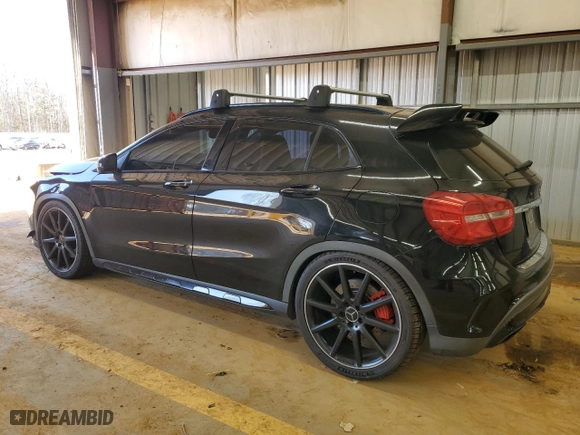 2015 Mercedes-Benz GLA-Class GLA 45 AMG with VIN WDDTG5CB7FJ141837, listed as a Copart auction lot 43755855 with NaN miles and Salvage Title. Bid and sale history available at carsss.com. Image 2.