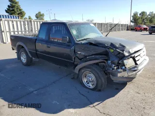 1997 Ford Ranger XLT with VIN 1FTCR15X2VPA50685, listed as a Copart auction lot 81790574 with 128,458 mi miles and Salvage Title. Bid and sale history available at DreamBid. Image 4.