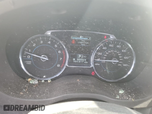 2017 Subaru Forester Touring with VIN JF2SJGTC2HH404923, listed as a Copart auction lot 58091885 with 101,317 mi miles and Salvage title. Bid and sale history available at DreamBid. Image 9.