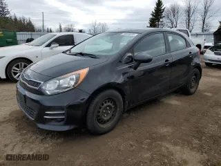 2017 Kia Rio SX with VIN KNADN5A35H6812490, listed as a Copart auction lot 50059535 with 214,595 mi miles and Clean Title. Bid and sale history available at carsss.com. Image 1.