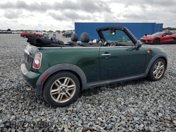 2012 MINI Convertible with VIN WMWZN3C50CT134069, listed as a Copart auction lot 56524155 with 106,480 mi miles and Clean title. Bid and sale history available at DreamBid. Image 3.