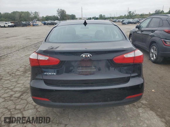 2016 Kia Forte LX with VIN KNAFX4A67G5558227, listed as a Copart auction lot 71641534 with 0 mi miles and Salvage Title. Bid and sale history available at carsss.com. Image 6.