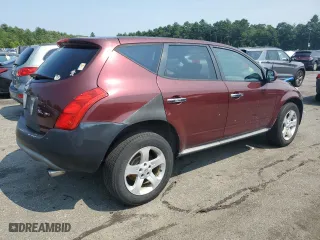 2005 Nissan Murano S with VIN JN8AZ08W65W429140, listed as a Copart auction lot 62570394 with 221,508 mi miles and Clean Title. Bid and sale history available at carsss.com. Image 3.