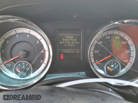 2013 Dodge Durango R/T with VIN 1C4SDJCT3DC695992, listed as a Copart auction lot 56043795 with 146,902 mi miles and Salvage title. Bid and sale history available at DreamBid. Image 9.