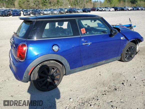 2019 MINI Hardtop Cooper S with VIN WMWXP7C52K2A50593, listed as a Copart auction lot 54985355 with Not Provided miles and Clean Title. Bid and sale history available at DreamBid. Image 3.
