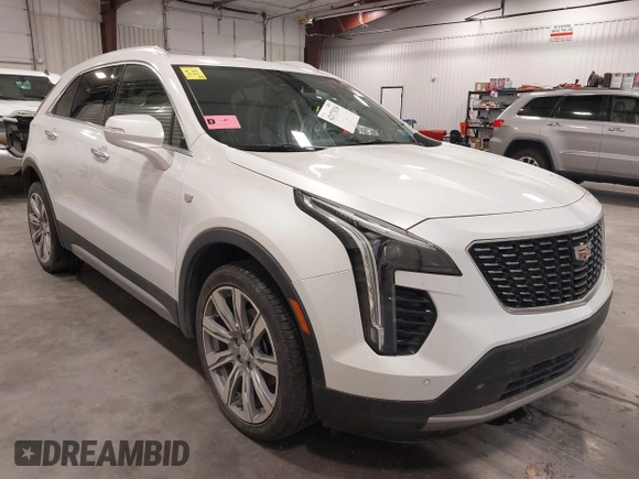 2020 Cadillac XT4 AWD Premium Luxury with VIN 1GYFZDR47LF073892, listed as a IAAI auction lot 42173334 with 40,289 mi miles. Bid and sale history available at carsss.com. Image 1.