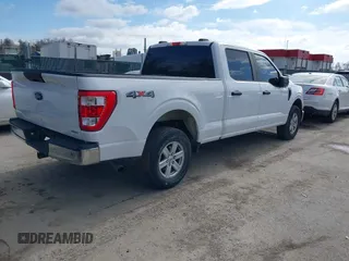 2021 Ford F-150 XL with VIN 1FTFW1E82MKD23506, listed as a IAAI auction lot 41876760 with 71,387 mi miles. Bid and sale history available at carsss.com. Image 4.