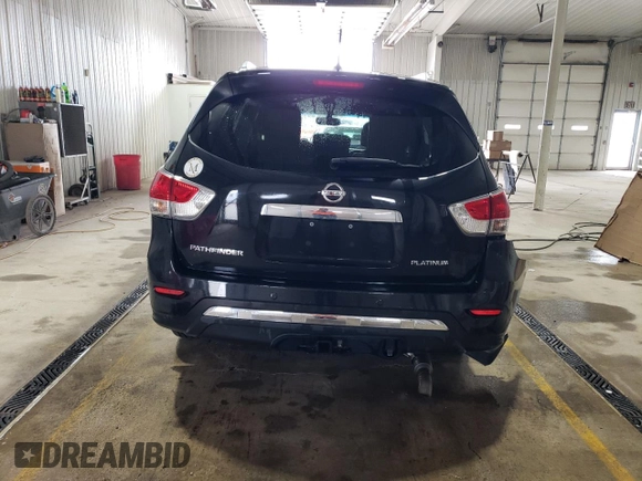 2015 Nissan Pathfinder S with VIN 5N1AR2MN1FC613162, listed as a Copart auction lot 49109335 with 86,308 mi miles and Salvage Title. Bid and sale history available at carsss.com. Image 6.