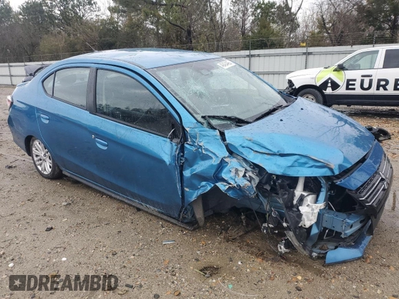 2023 Mitsubishi Mirage SE z VIN ML32FVFJ9PHF00471, wystawiony jako Copart lot #49424495 z przebiegiem 66 570 mil mil oraz Szkoda całkowita • Salvage title. Historia ofert i sprzedaży dostępna na DreamBid. Obrazek 4.