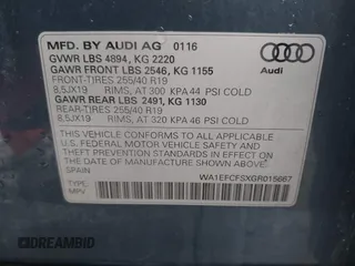 2016 Audi Q3 Premium Plus with VIN WA1EFCFSXGR015667, listed as a IAAI auction lot 42201938 with 133,359 mi miles and . Bid and sale history available at DreamBid. Image 9.