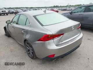 2017 Lexus IS 350 with VIN JTHBE1D25H5031091, listed as a IAAI auction lot 42139078 with 88,725 mi miles and . Bid and sale history available at DreamBid. Image 3.