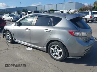 2010 Mazda 3 with VIN JM1BL1H41A1253868, listed as a IAAI auction lot 41993182 with 124,120 mi miles. Bid and sale history available at carsss.com. Image 3.