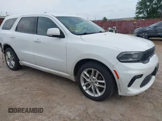 2022 Dodge Durango GT Plus with VIN 1C4RDHDGXNC103143, listed as a IAAI auction lot 42290646 with 109,130 mi miles and . Bid and sale history available at DreamBid. Image 1.
