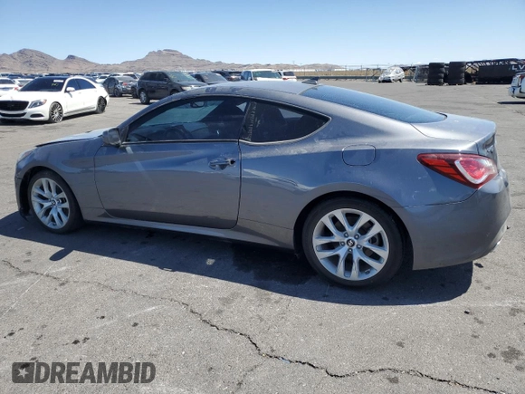 2014 Hyundai Genesis Coupe 2.0T with VIN KMHHT6KD2EU121329, listed as a Copart auction lot 55333915 with 78,438 mi miles and Salvage title. Bid and sale history available at DreamBid. Image 2.